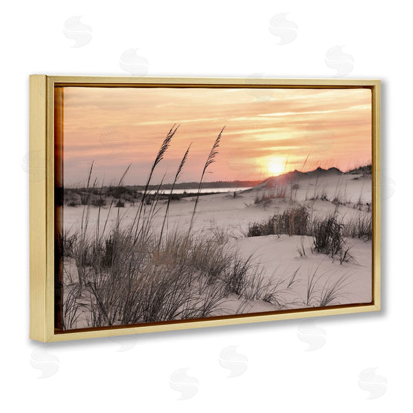 Stupell Industries Mike Jones | Peachy Seashore Sunset