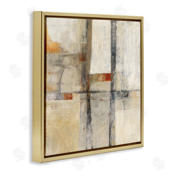 Stupell Industries Mike Schick | Beige Geometric Abstraction