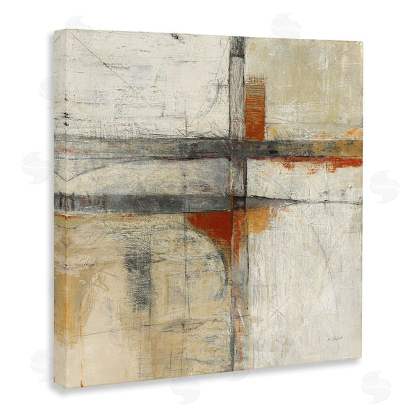 Stupell Industries Mike Schick | Rustic Beige Abstraction