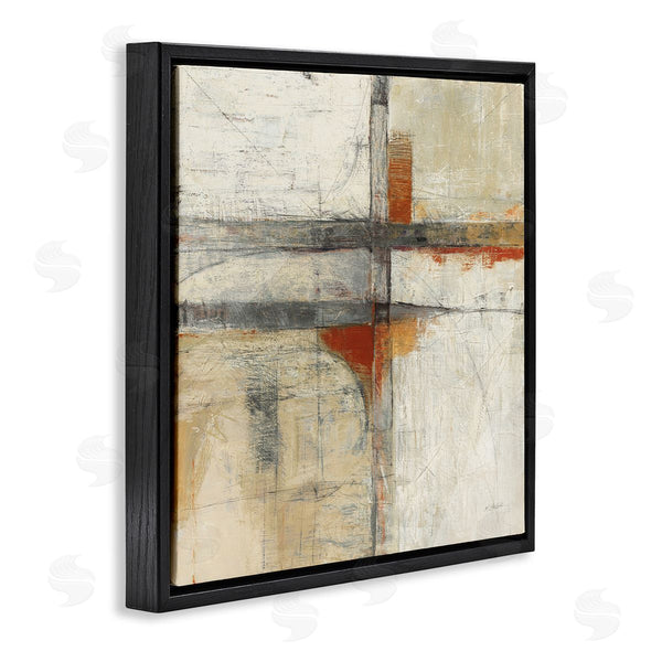 Stupell Industries Mike Schick | Rustic Beige Abstraction