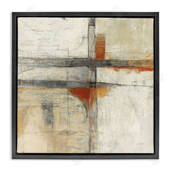 stupell industries Mike Schick | Rustic Beige Abstraction