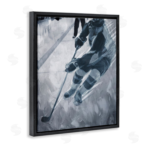 Stupell Industries Milli Villa | Abstract Hockey Player Wall Art