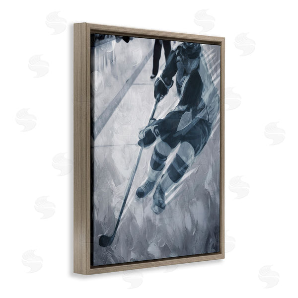 Stupell Industries Milli Villa | Abstract Hockey Player Wall Art