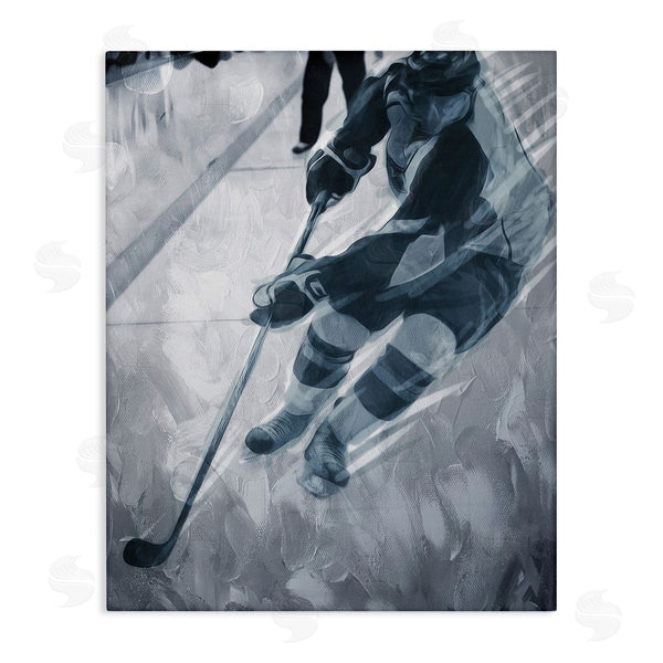 stupell industries Milli Villa | Abstract Hockey Player Wall Art