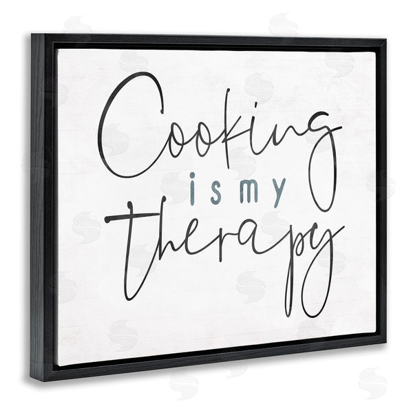 Stupell Industries Milli Villa | Cooking Is My Therapy Black White