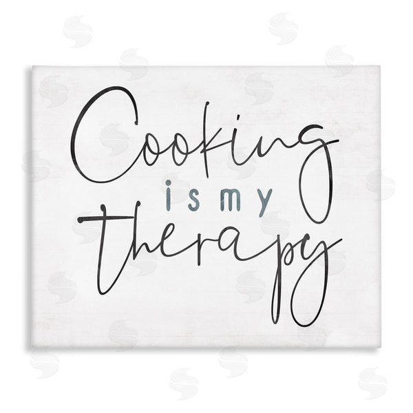 stupell industries Milli Villa | Cooking Is My Therapy Black White