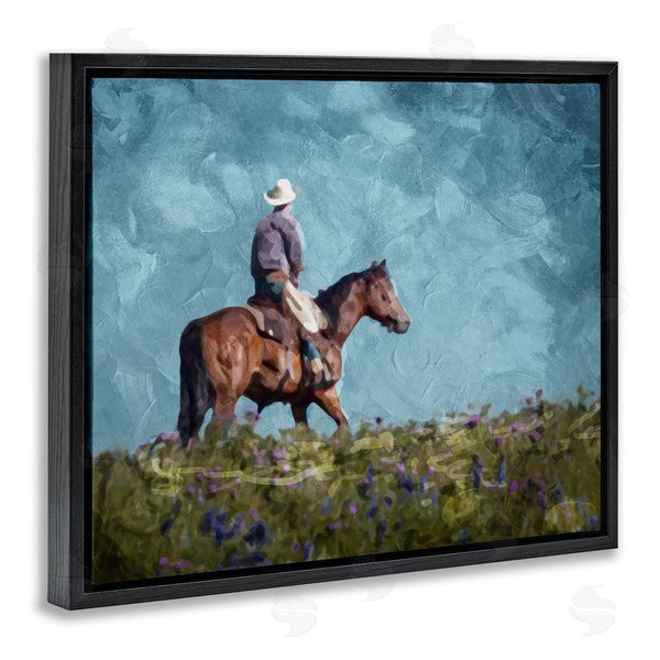 Stupell Industries Milli Villa | Cowboy In Meadow Wall Art