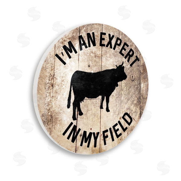 stupell industries Milli Villa | Expert In My Field Funny Cow Wall Art