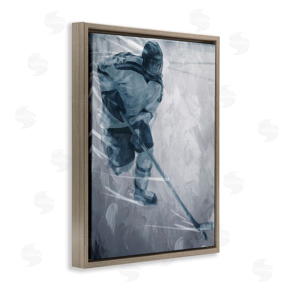 Stupell Industries Milli Villa | Hockey Player On Ice Wall Art