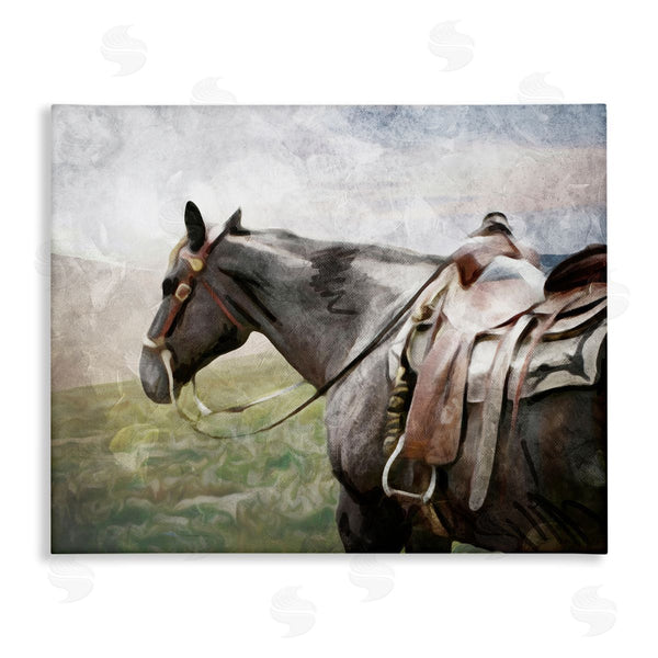 stupell industries Milli Villa | Horse Riding Farm Landscape