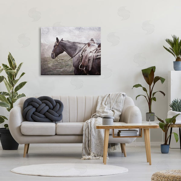 Stupell Industries Milli Villa | Horse With Saddle Wall Art