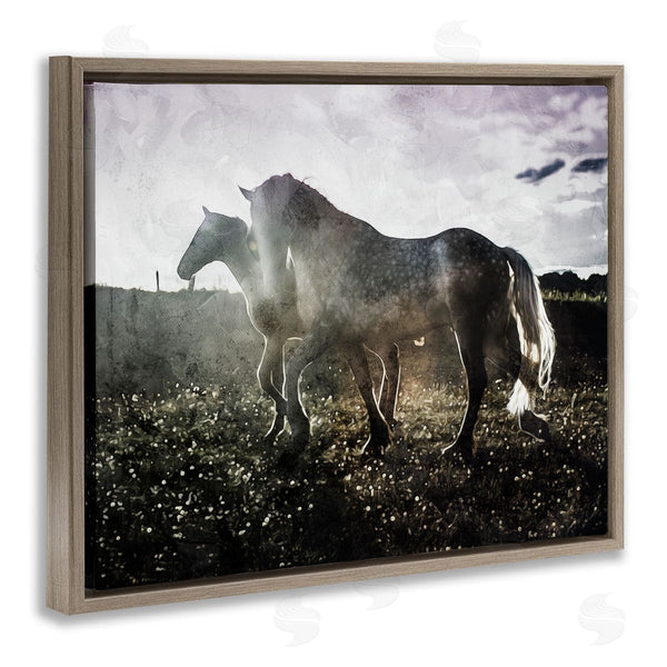 Stupell Industries Milli Villa | Horses Together Abstract Silhouette