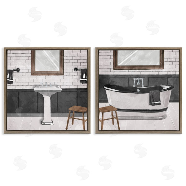 Stupell Industries Milli Villa | Modern Country Bathroom Interior