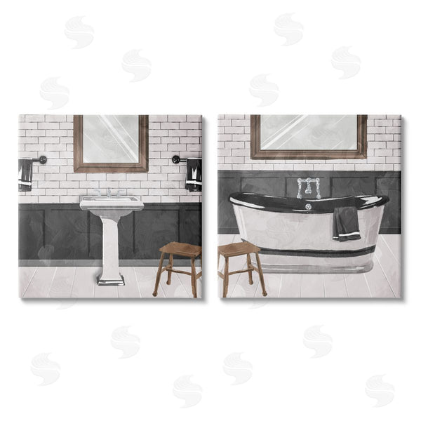 stupell industries Milli Villa | Modern Country Bathroom Interior