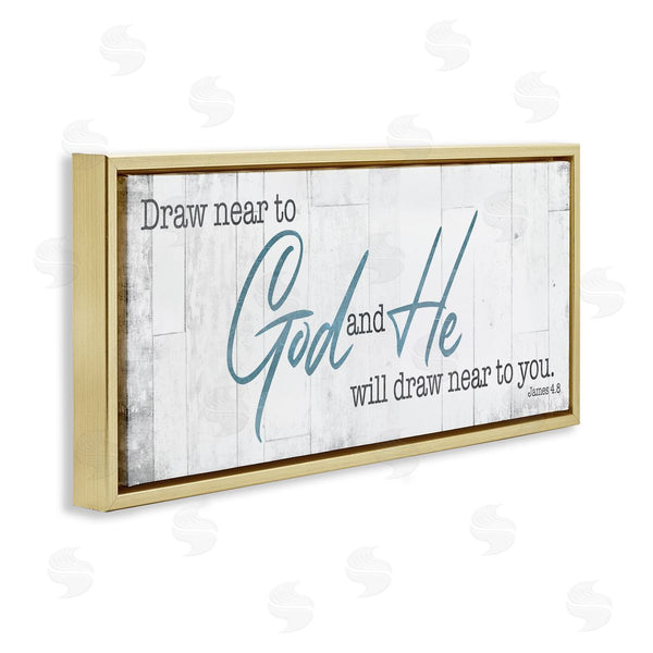 Stupell Industries Milli Villa | Near To God Charming Proverb Wall Art