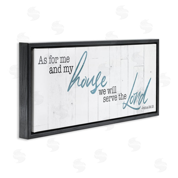 Stupell Industries Milli Villa | Our House Serves The Lord Rustic