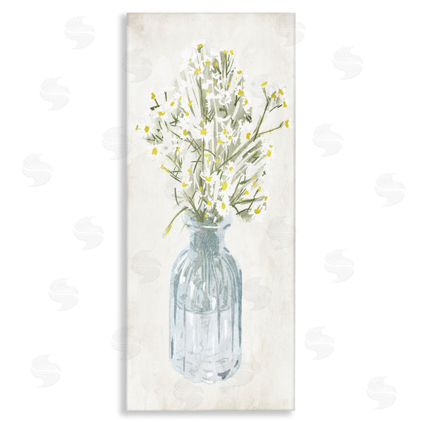 stupell industries Milli Villa | Quaint White Daisies in Jar Wall Art
