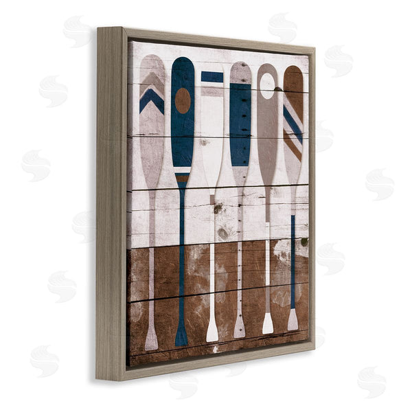 Stupell Industries Milli Villa | Rustic Ocean Paddle Ores Wall Art