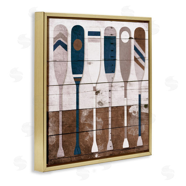 Stupell Industries Milli Villa | Rustic Ocean Paddle Ores Wall Art