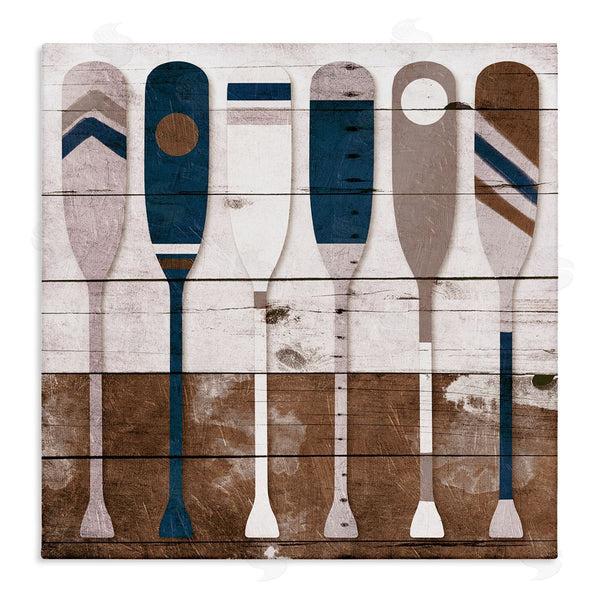 stupell industries Milli Villa | Rustic Ocean Paddle Ores Wall Art