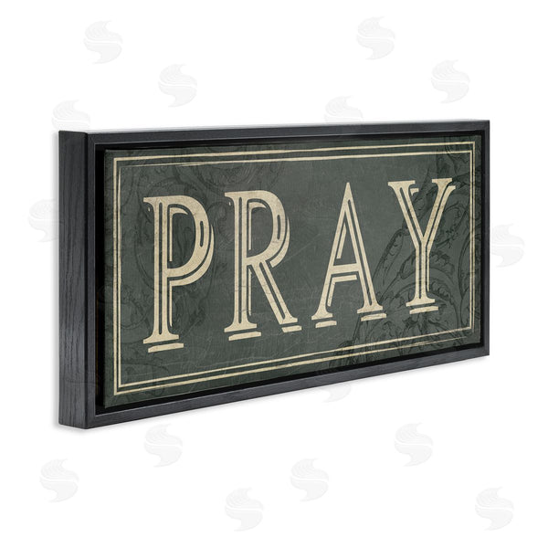 Stupell Industries Milli Villa | Spiritual Pray Green Vine Detailing