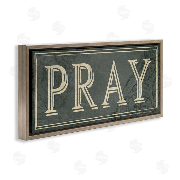 Stupell Industries Milli Villa | Spiritual Pray Green Vine Detailing