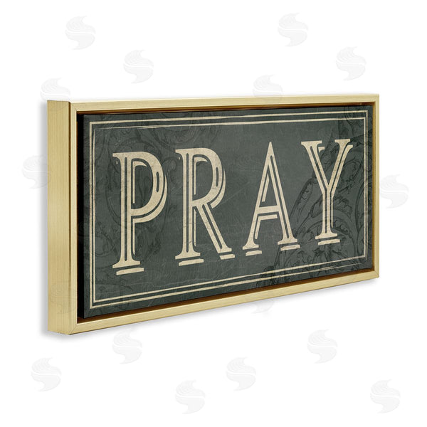 Stupell Industries Milli Villa | Spiritual Pray Green Vine Detailing