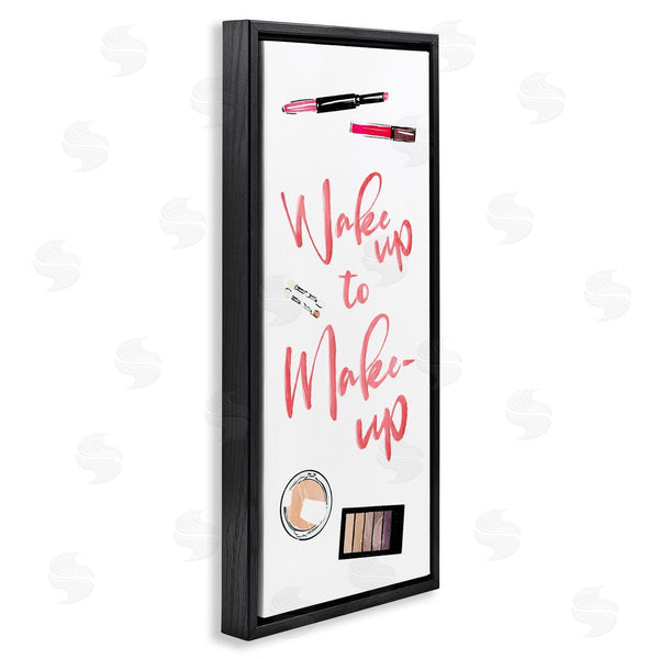 Stupell Industries Milli Villa | Wake & Make Up Beauty Wall Art