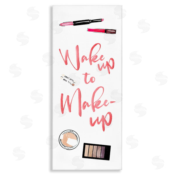 stupell industries Milli Villa | Wake & Make Up Beauty Wall Art