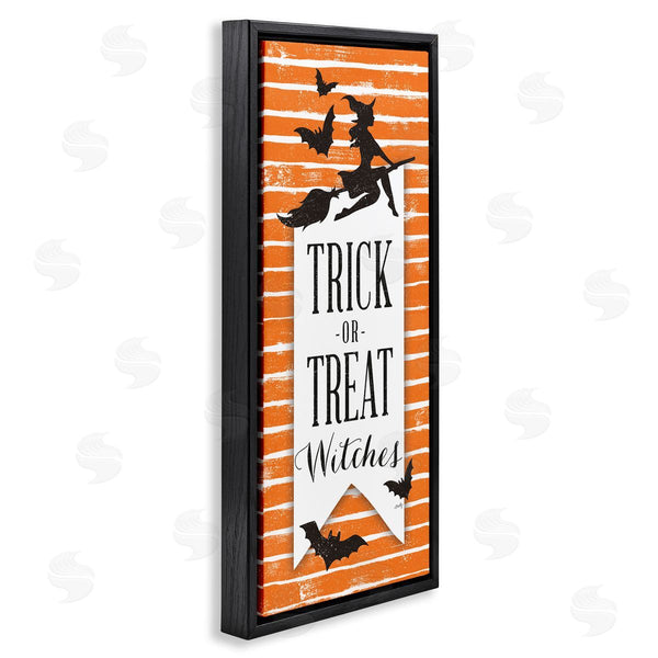 Stupell Industries Misty Michelle | Trick Or Treat Witch Silhouette Wall Art