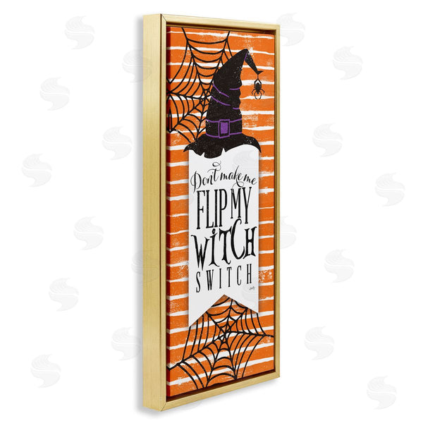 Stupell Industries Misty Michelle | Witch Switch & Spider Webs Wall Art