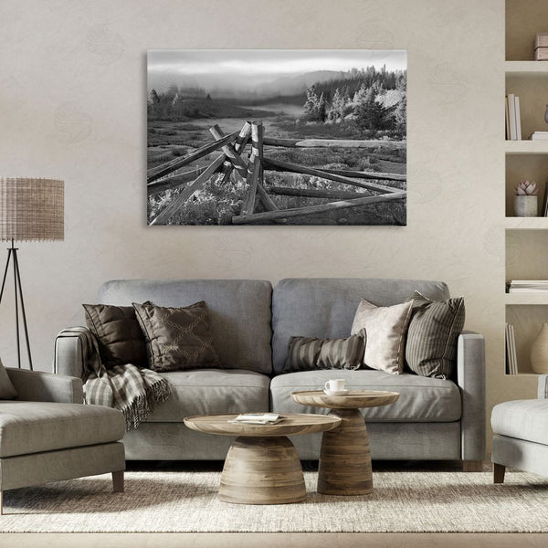 Stupell Industries MJ Photography | Grand Tetons Fence Beyond Wall Art