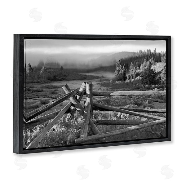 Stupell Industries MJ Photography | Grand Tetons Fence Beyond Wall Art