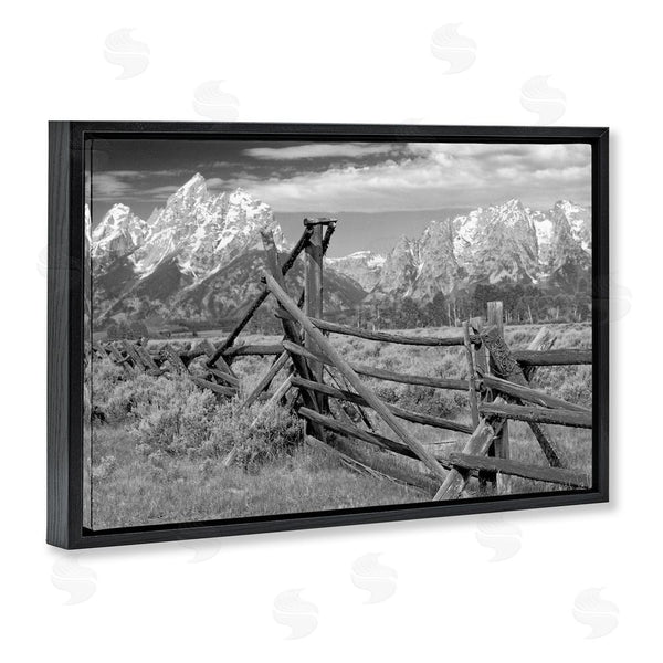 Stupell Industries MJ Photography | Grand Tetons Mountains & Fence Wall Art