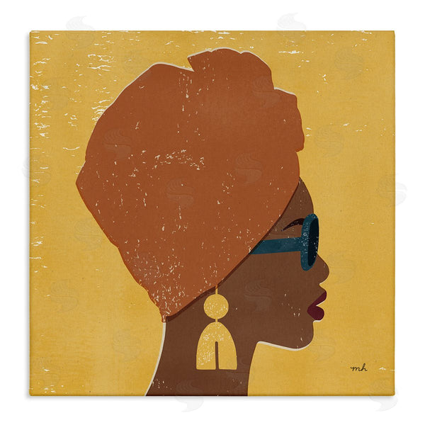 stupell industries Moira Hershey | Female Head Wrap Glam Fashion