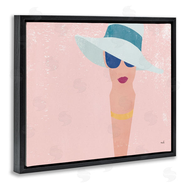 Stupell Industries Moira Hershey | Pink Pastel Female Portrait