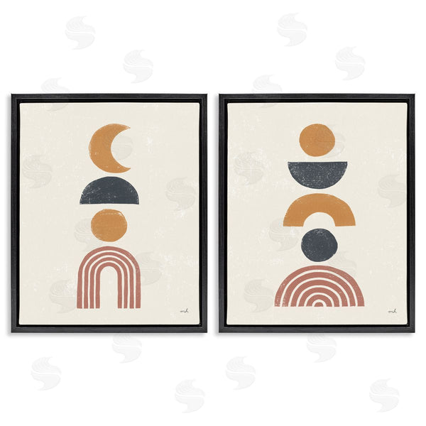 Stupell Industries Moira Hershey | Sun And Moon Bohemian Symbols