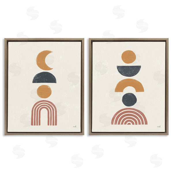 Stupell Industries Moira Hershey | Sun And Moon Bohemian Symbols