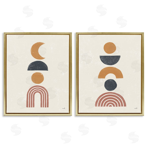 Stupell Industries Moira Hershey | Sun And Moon Bohemian Symbols