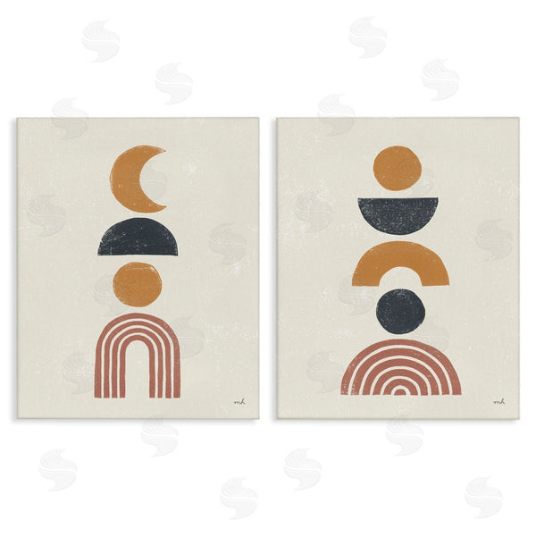 stupell industries Moira Hershey | Sun and Moon Bohemian Symbols