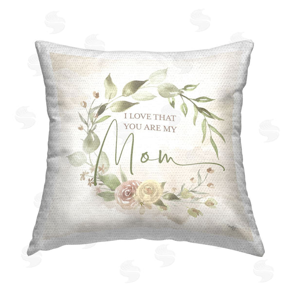 Stupell Industries Mollie B. | Appreciative Mother's Day Phrase Printed Throw Pillow