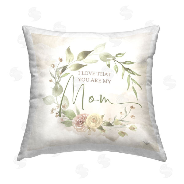 stupell industries Mollie B. | Appreciative Mother's Day Phrase Printed Throw Pillow