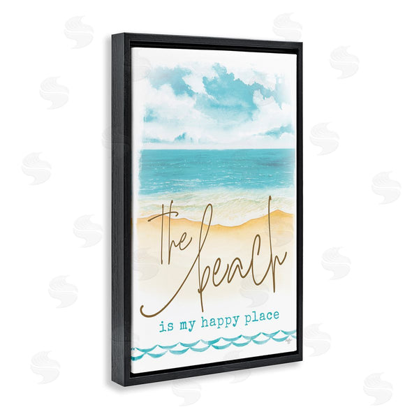 Stupell Industries Mollie B. | Beach Is Happy Place Wall Art