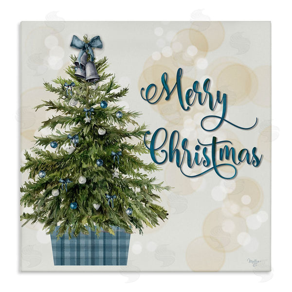 stupell industries Mollie B. | Christmas Tree in Plaid Stand