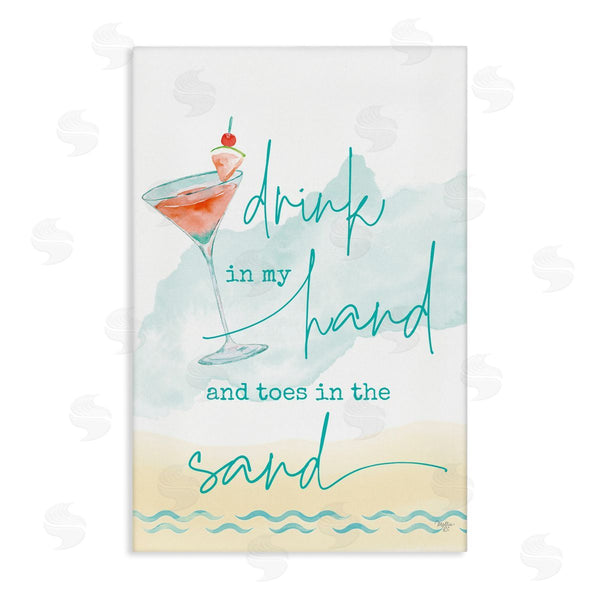 stupell industries Mollie B. | Drink & Sand Beach Sentiment Wall Art