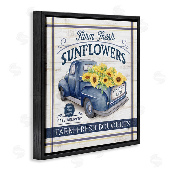 Stupell Industries Mollie B. | Farm Fresh Sunflowers Ad Wall Art