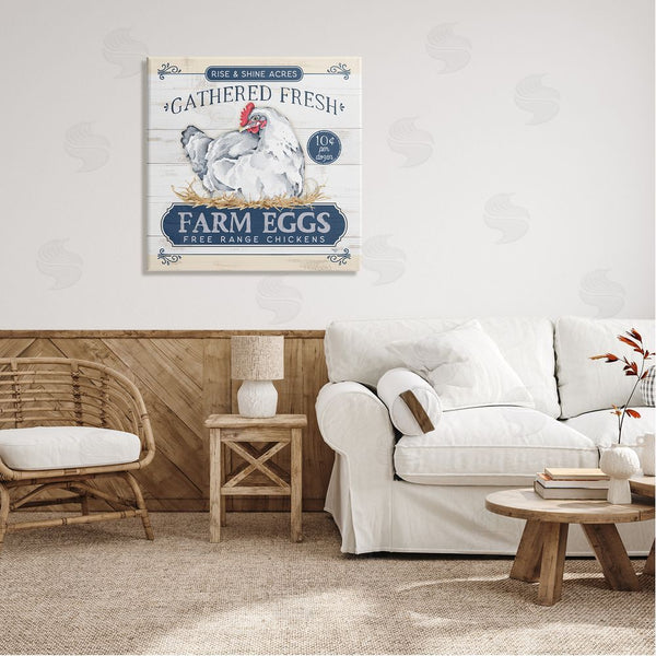 Stupell Industries Mollie B. | Fresh Farm Eggs Rustic Wall Art