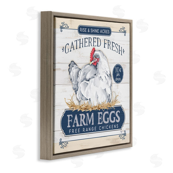 Stupell Industries Mollie B. | Fresh Farm Eggs Rustic Wall Art