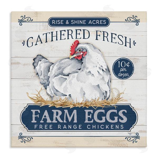 stupell industries Mollie B. | Fresh Farm Eggs Rustic Wall Art