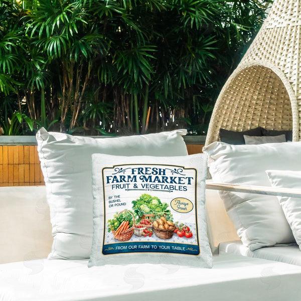 Stupell Industries Mollie B. | Fresh Farm Market Printed Throw Pillow